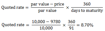 Quoted Rate